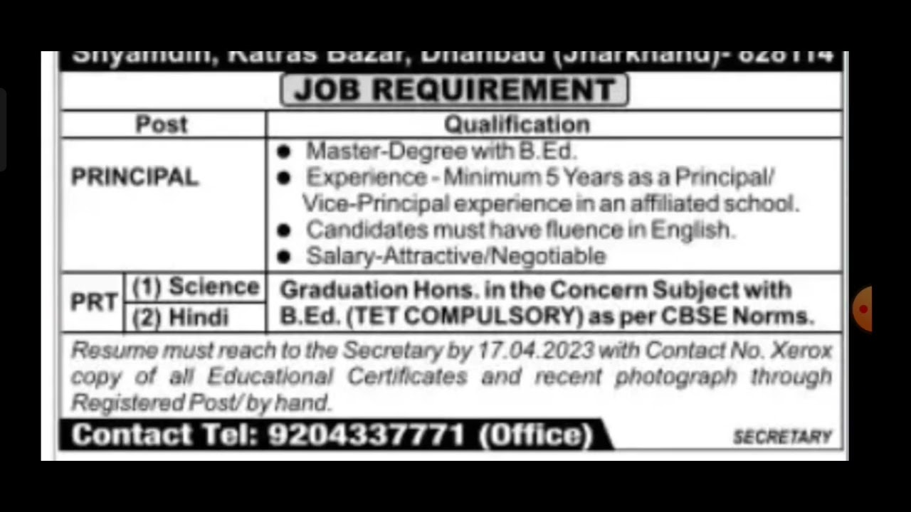 Sarswati Shishu Mandir Teacher s Required YouTube Sarswati Shishu Mandir Teacher s Required YouTube
