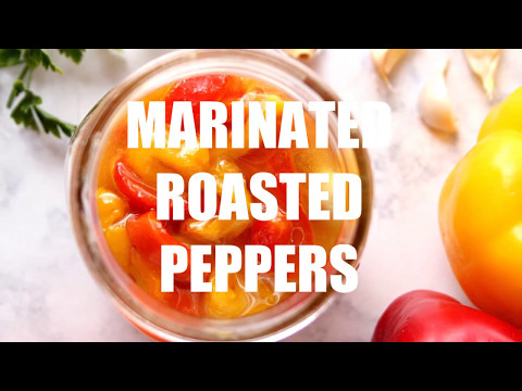 Easy Marinated Roasted Peppers Recipe