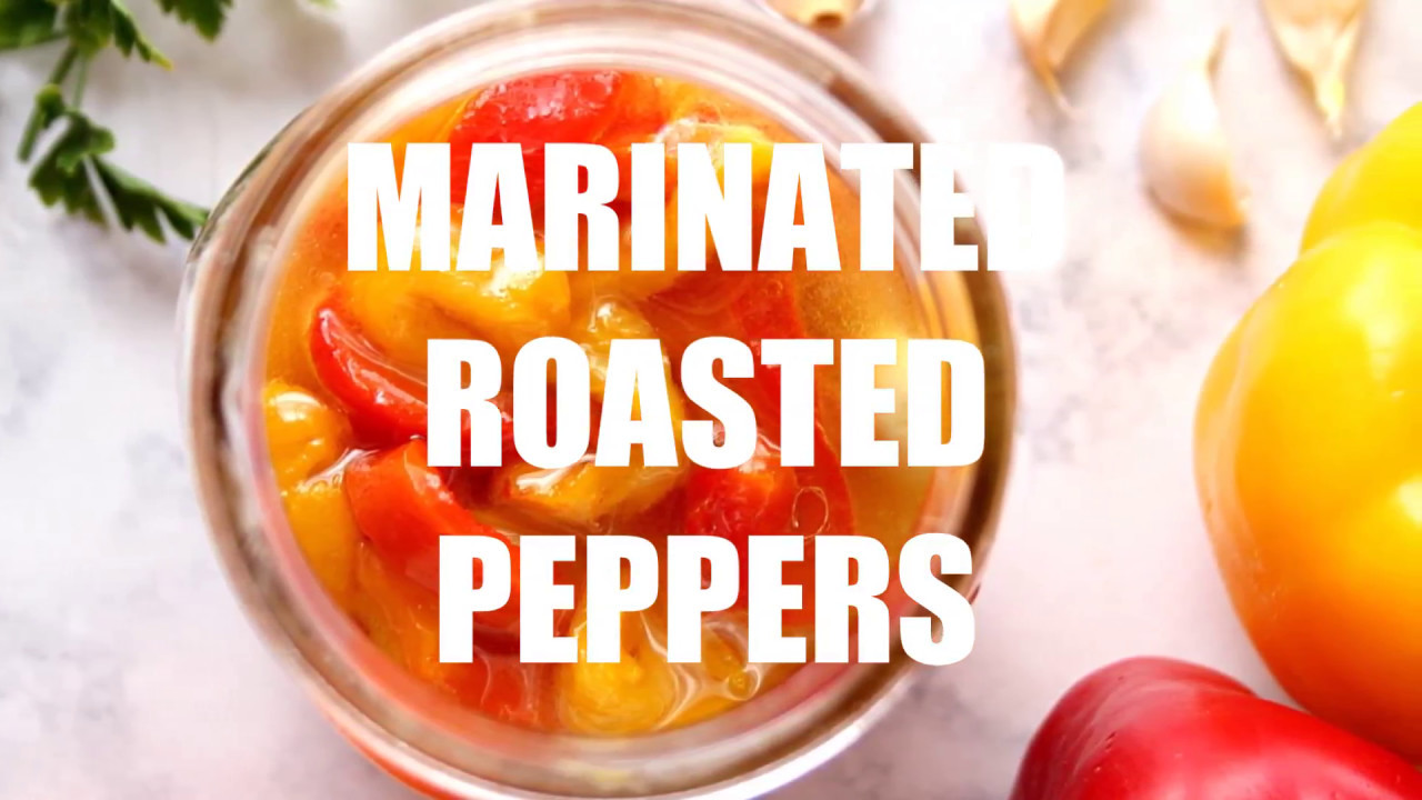 Easy Marinated Roasted Peppers Recipe