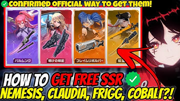 Tower of Fantasy How To Get FREE SSR (Nemesis, Cobalt, Claudia and Frigg)!! DEV NOTES pt.1