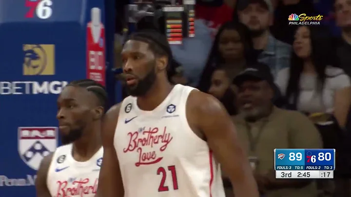 Joel Embiid Ends Shai Gilgeous-Alexander Career by Craziest Chase Down Block Ever!