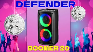 Defender Boomer 20 доступная и невероятно стильная Bluetooth колонка