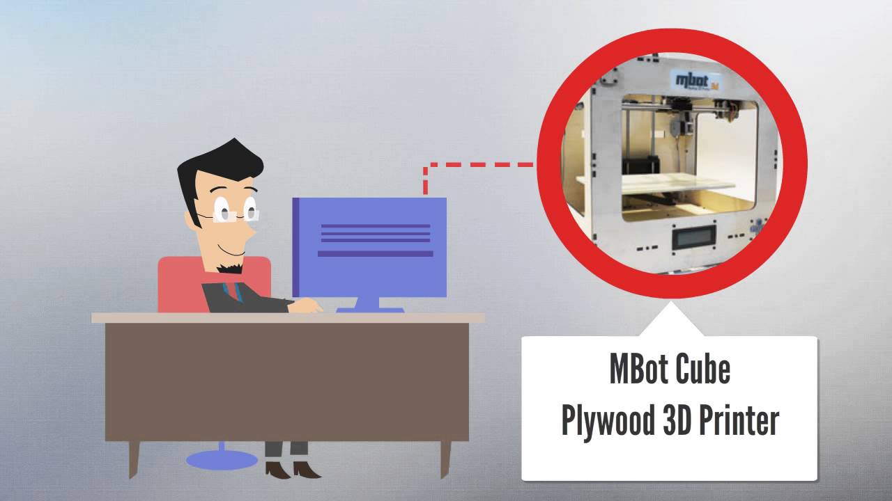 MBot Cube Plywood 3D Printer review - YouTube