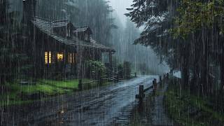 Sonido de Lluvia Relajante para Dormir en 5 Minutos - Lluvia y Truenos en Bosque Brumoso, Relax 305