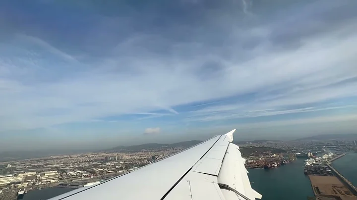 Lufthansa Airbus A321 landing in Barcelona (BCN) 19SEP2022