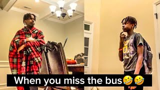 When you miss the bus😂🤣