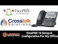 FreePBX 14 Setup / Configuration & Walk Through For My Office with Chris from Crosstalk Solutions