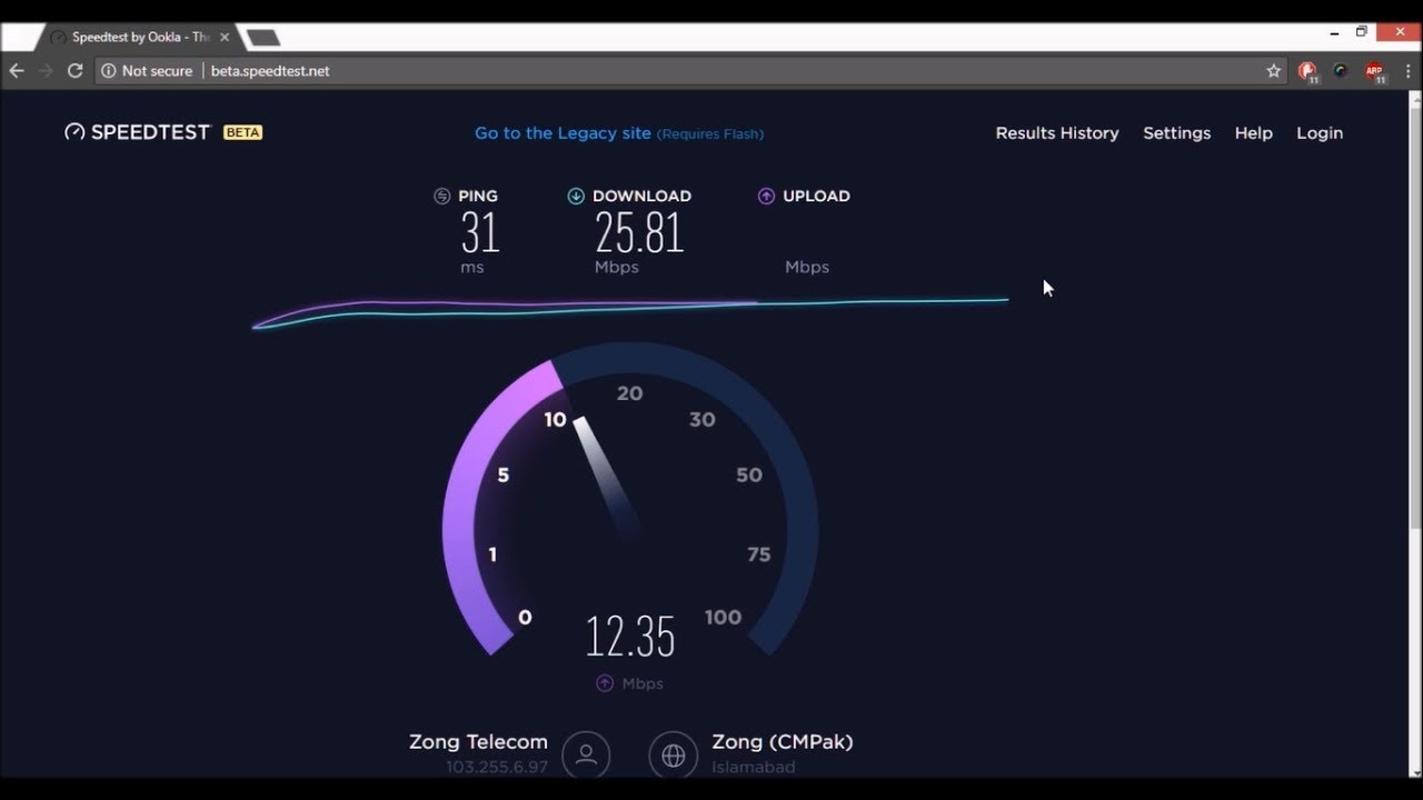 Zong 4G MBB Wingle Speed Test IDM Speed Youtube Video Streaming