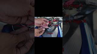 cara pasang lampu Jalu stang Motor. #modifsepedamotor #lampu stangmotor