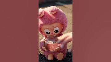 Poor labubu just wanted to save the fish.🌊🐟 #labubu #labubulife