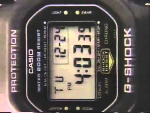 Casio DW-5200 G-Shock Commercial 1988