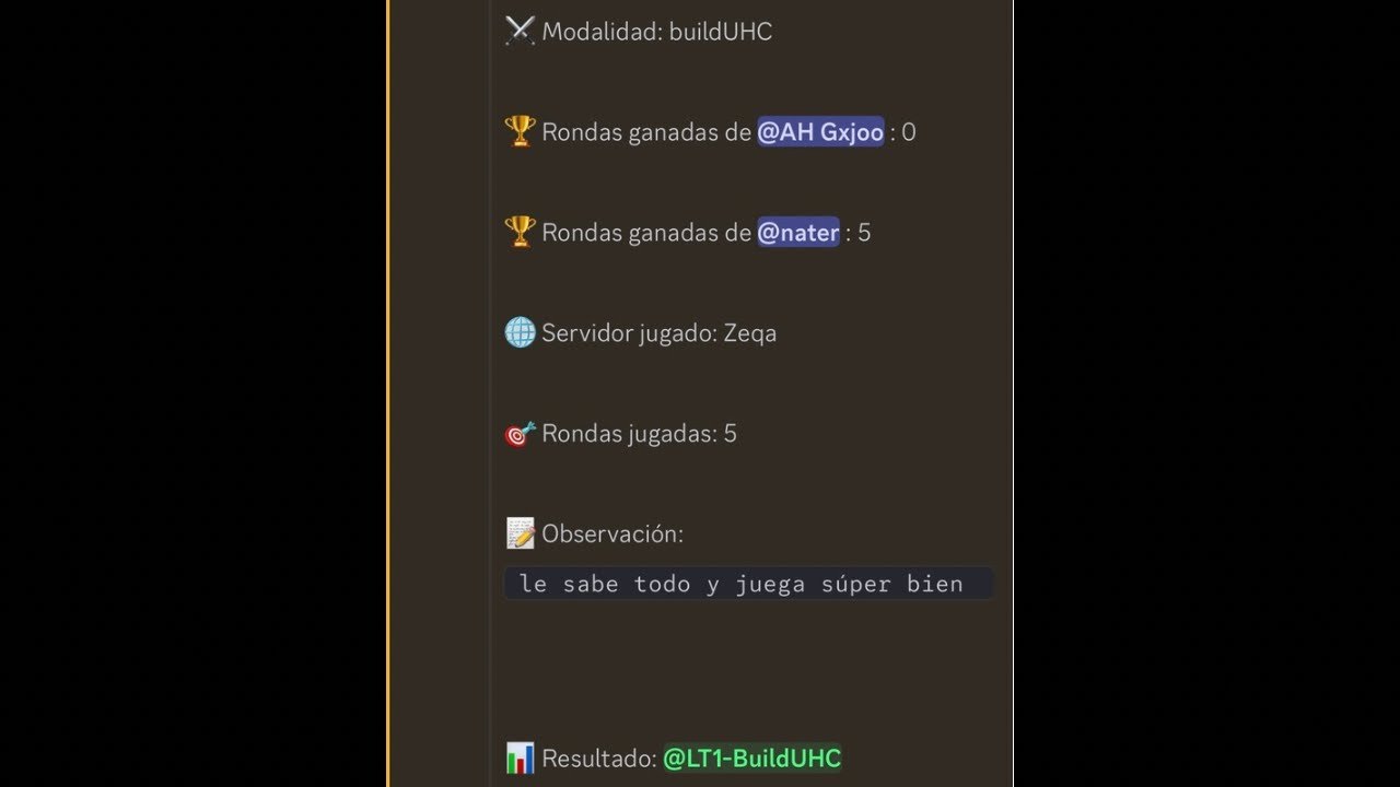 NaterTatr vs AH Gxjoo | BuildUHC Test (McTiers Touch TL)