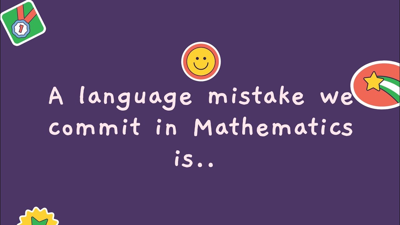 Correct way of reading mathematical tables let us polish our english