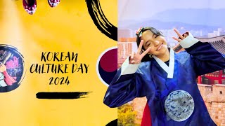Korean Culture Day 2024 Vlog