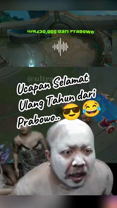 Moment ketika Ketua dapat ucapan ultah dari Prabowo 🤣🤣 #videolucu #ngakak #lucu
