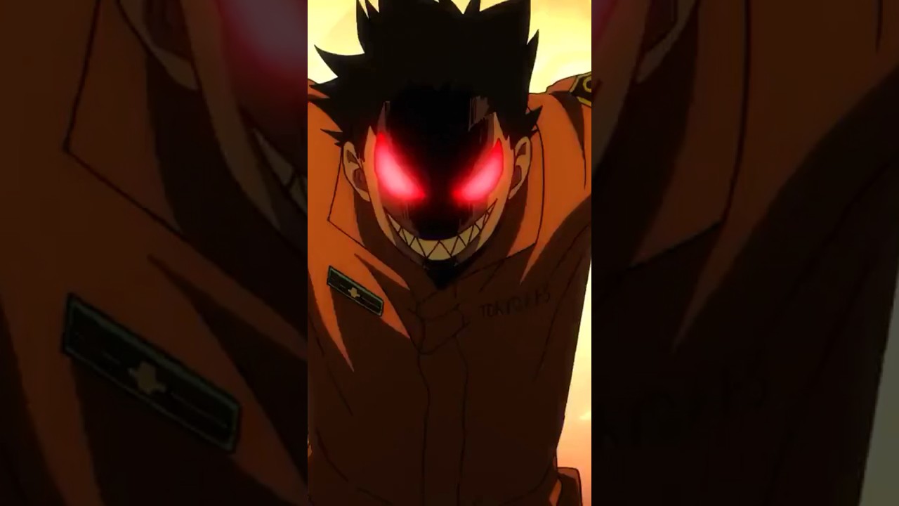 Shinra kusakabe deadly smile 😳 