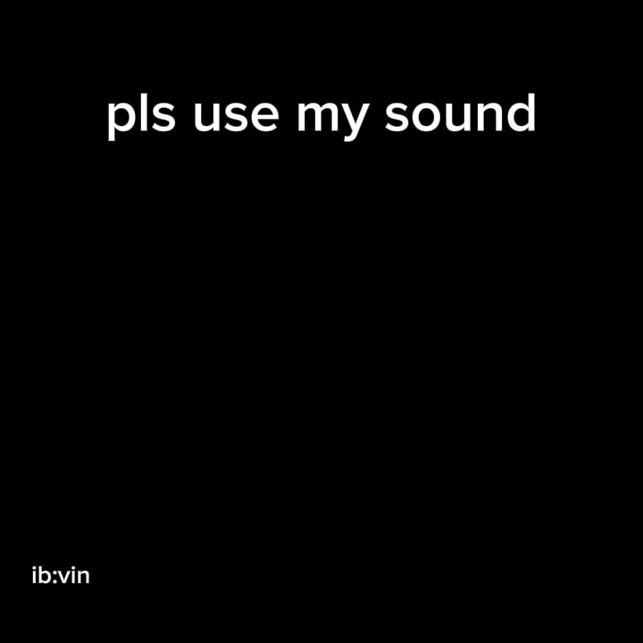 pls use my sound (berisi suara take&dung tak)