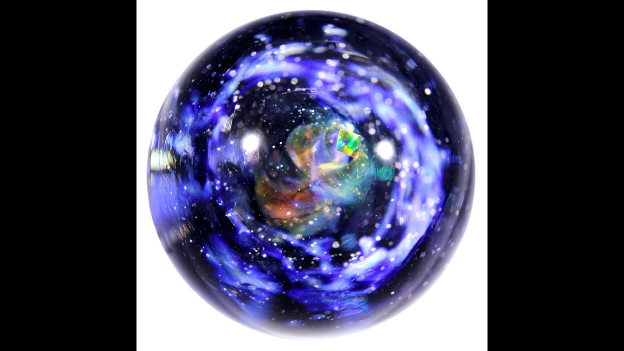 51mm Nebula Galaxy Glass Marble 宇宙ガラスマーブル - オブジェ no