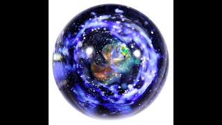 51mm Nebula Galaxy Glass Marble 宇宙ガラスマーブル - オブジェ no
