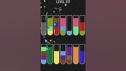 Water Sort Puzzle   level 317 !!! Mobile Cell Phone Game Walkthrough Android / Apple