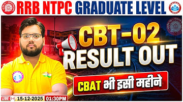 RRB NTPC Graduate Level Result 2025 | RRB NTPC CBT 2 Result 2025 | RRB NTPC CBT 2 Cut Off