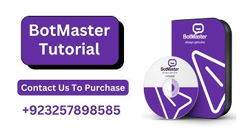 BotMaster Tutorial | Digital Marketing | WhatsApp Bulk Messages Sender | BotMaster  Demo