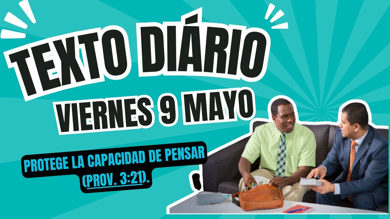 🔴 𝐓𝐄𝐗𝐓𝐎 𝐃𝐈𝐀𝐑𝐈𝐎 𝐃𝐄 𝐇𝐎𝐘 📖 Viernes 9 de mayo 2025 ✨ Lectura y Comentario 💬