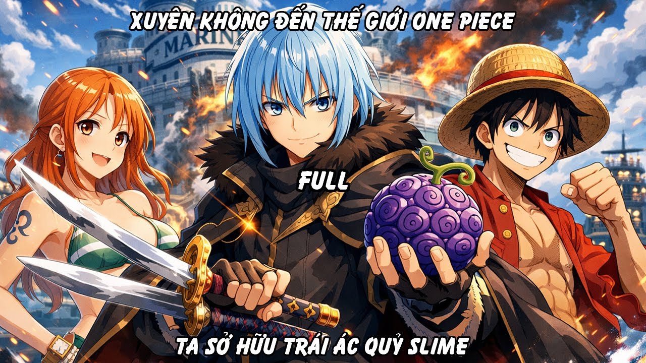 Xuyên Không Đến One Piece, Ta Sở Hữu Trái Ác Quỷ Slime | Full
