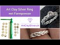 Art Clay Silver Ring mit der Formpresse