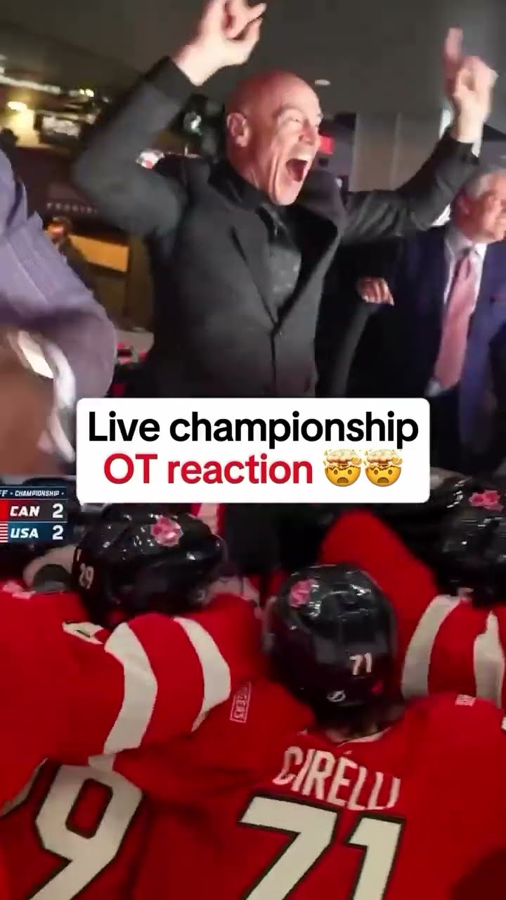 LIVE 4 NATIONS FACE-OFF FINAL GAME-WINNER REACTION ?