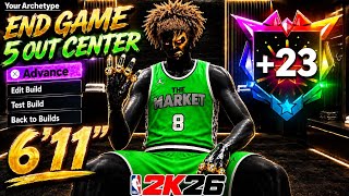 THE RETURN to BLACK MARKET on THE ULTIMATE *NEW* END GAME 5 OUT CENTER BUILD NBA 2K26!