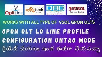 **GPON OLT Line Profile Configuration** gpon olt profile configuration #gpon
