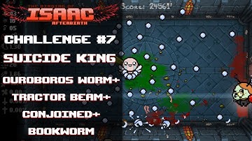 The Binding of Isaac Afterbirth+ // File 2 - Challenge #7 - With Ouroboros Worm + Conjoined