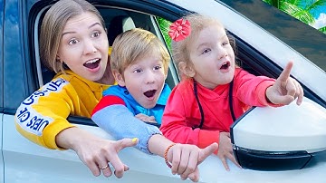 Детская песня - Мы приехали? Are we there yet? на русском | Песни для детей от Тимы и Еси