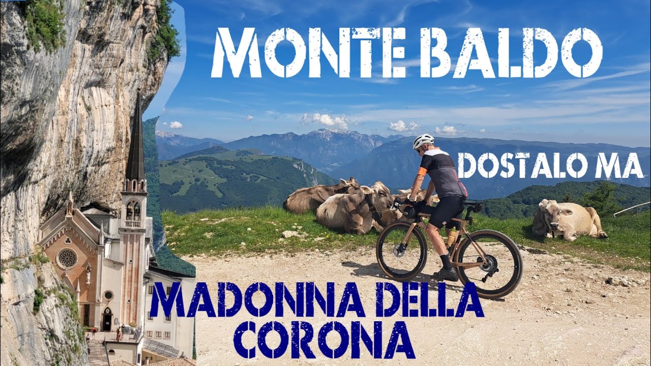 ITALY#7 stúpanie 2000m, chrám v skalách Madonna della Corona cestou na Monte Baldo