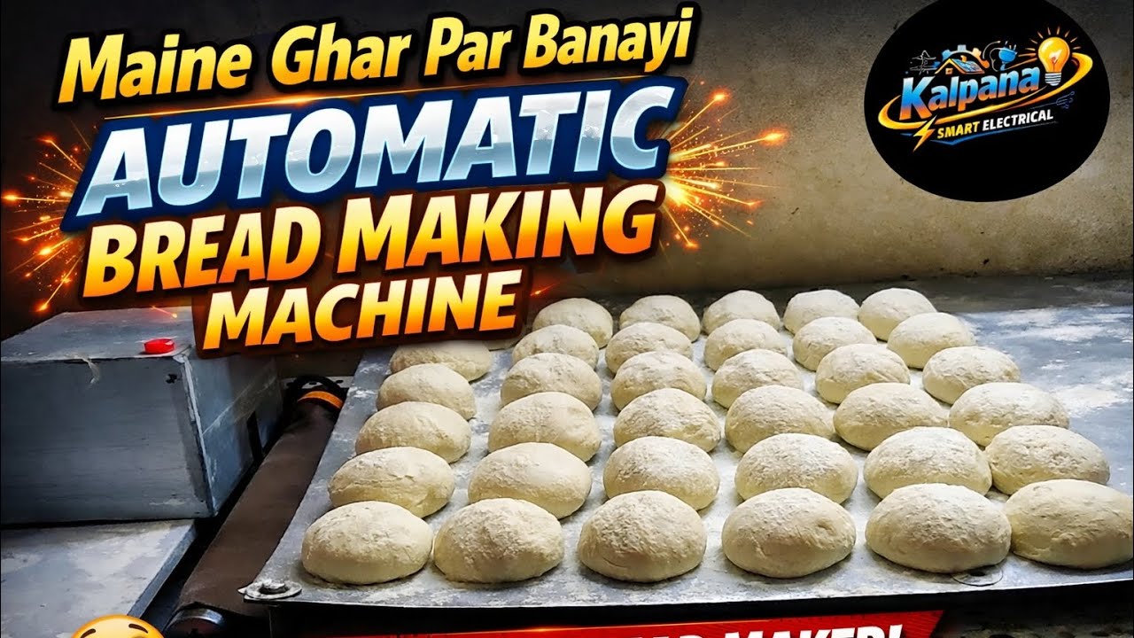 🍞🍞Maine Ghar Par Banayi Automatic Bread Making Machine 😲 | Low Cost DIY Bread Maker