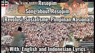 Download Lagu Resopim - Revolusi Sosialisme Pimpinan Nasional - Soekarno Era Song