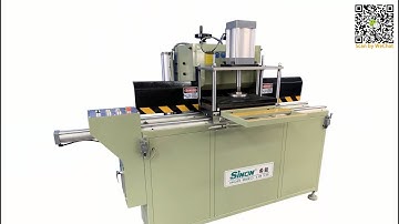 4 cutter aluminum profile end milling machine for doors and windows