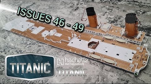 BUILD THE LEGENDARY RMS #titanic By @hachettecollections6087 ISSUE 46-49 Done By Mr Fusion Designs