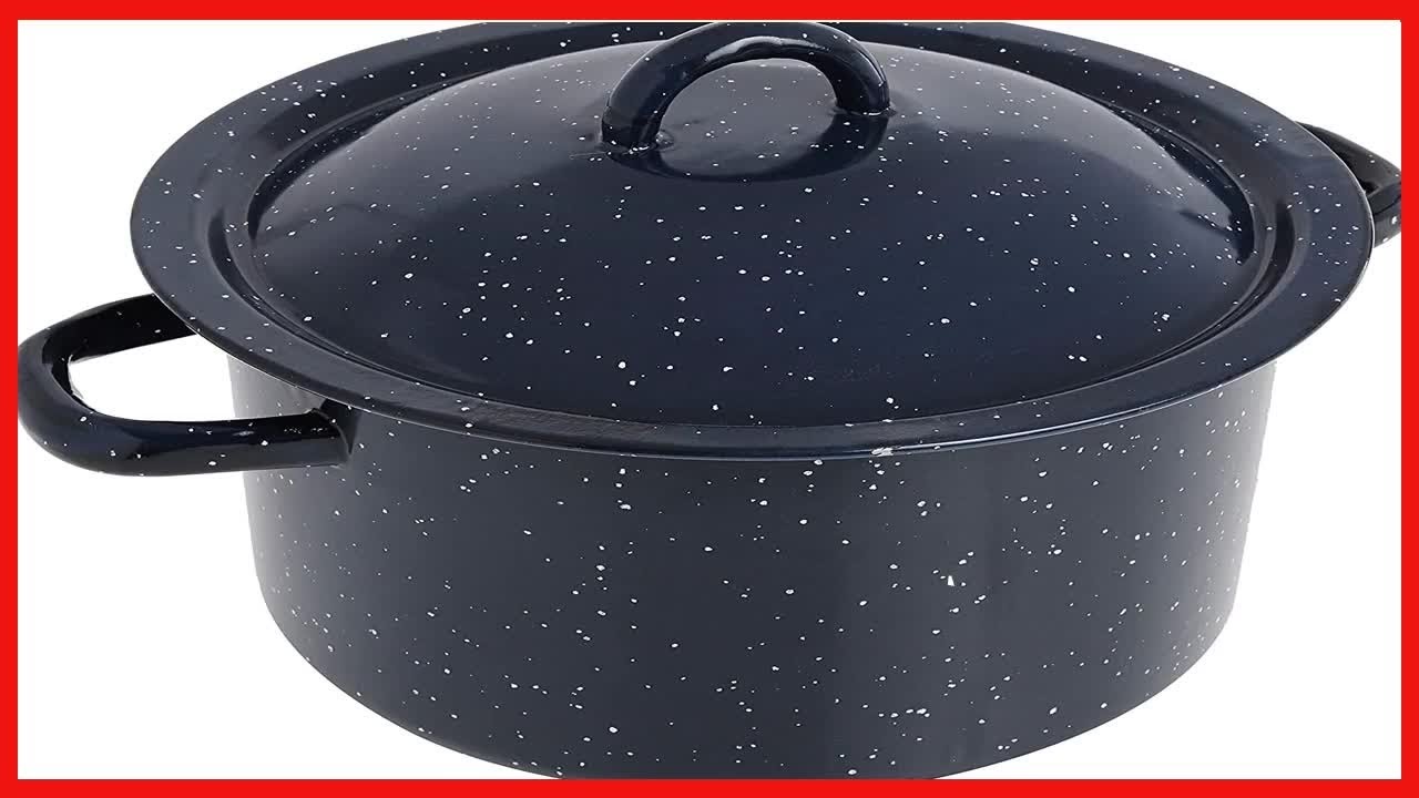 Service De Table Camping 8 Pièces émail Noir Moucheté - 4 Assiettes Et 4 Tasses Réutilisables