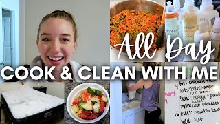 FULL DAY OF [ COOKING AND CLEANING MOTIVATION ] | Full Day of Homemaking Motivation