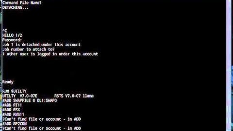 pdp11 w/ rsts v7.0-07 on simh/linux