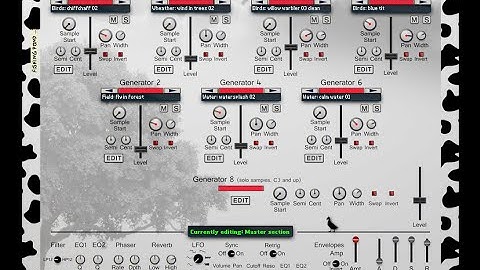 Mixfood Ambi Nature - Playing patches and solo samples