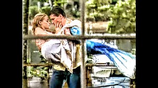 Mermaids: (2003) Randy and June develop their romance, kiss scene