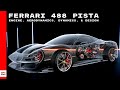 Ferrari 488 Pista Engine, Aerodynamics, Dynamics, & Design