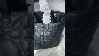 Christian Dior Black Macrocannage Calfskin Medium Dior Toujours Bag|#Hidupz #unboxing
