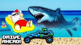 Çizgi Film Hakkında Makinası Noel Baba Tati̇lde Video Çocuklar Için Savaş Araba Yarışı Drive Ahead