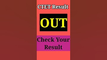 CTET Exam Result Declared | CTET Ka result Check kre #ctet #ctet2022 #ctetexam #ctetpreparation