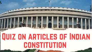 Quiz on articles of Indian constitution#learnsometricks #quiztrivia #polityquiz  #gk #article 