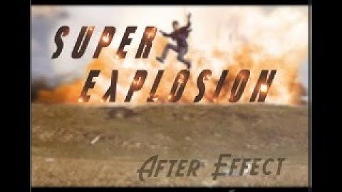 Explosion Effect || Super Slow Motion Jump || Adobe After Effect